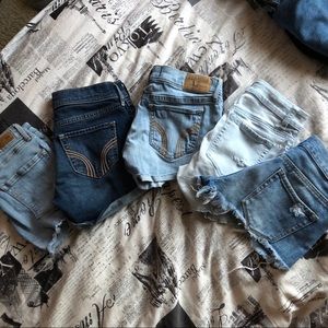 5 pairs of shorts